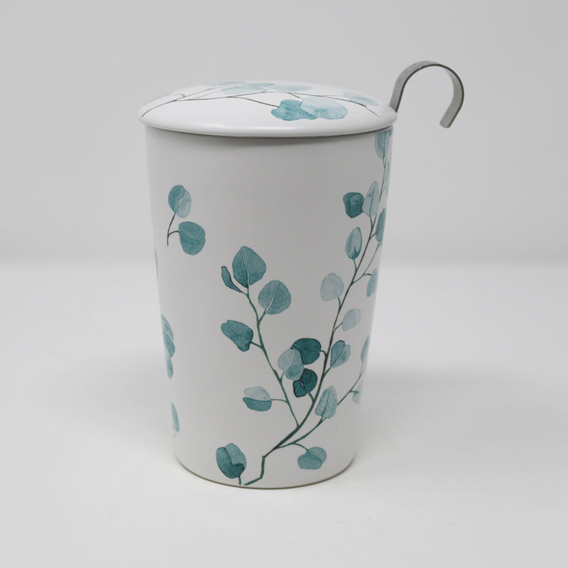 Eucalyptus Tall 12oz Infuser Mug