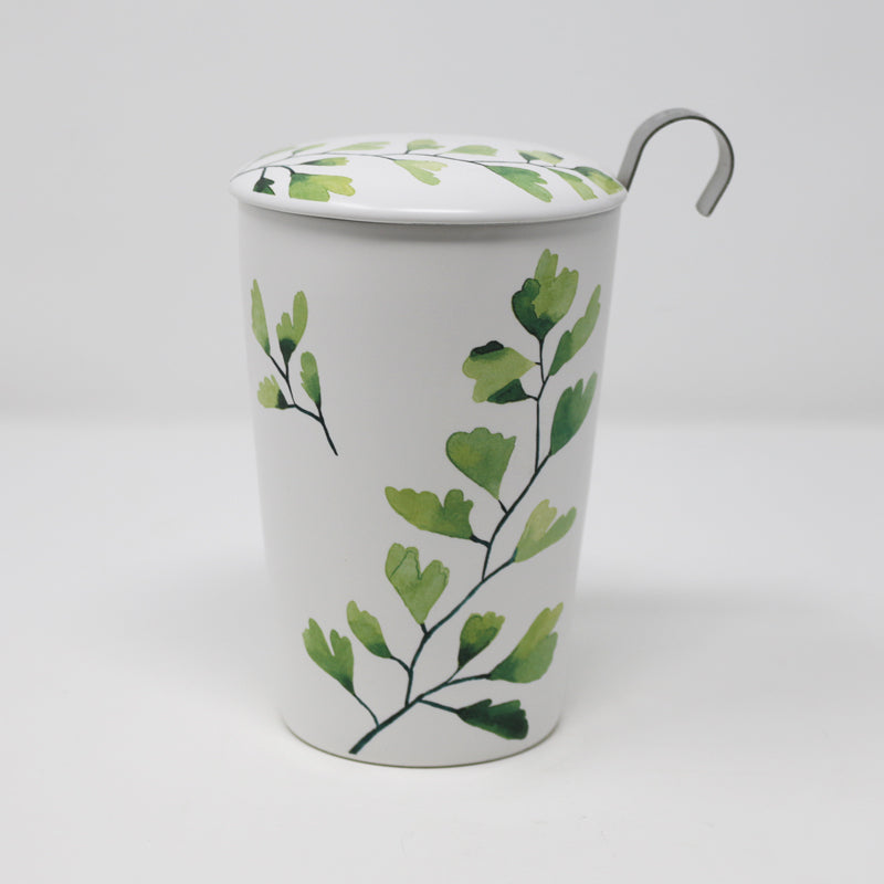 Ginkgo Tall 12oz Infuser Mug