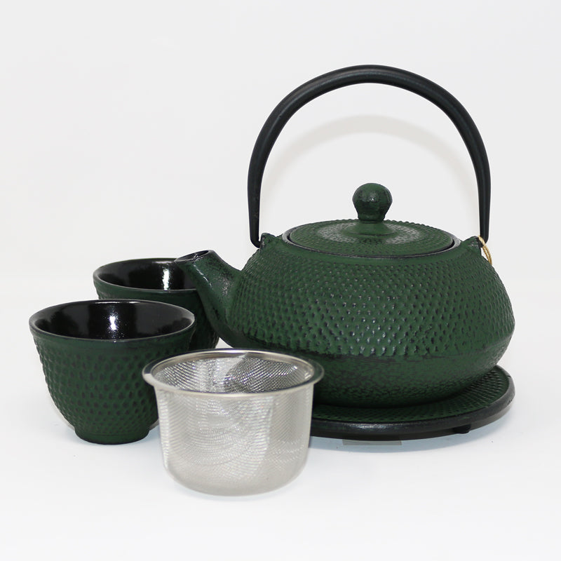 Hobnail 15oz Cast Iron Tea Set