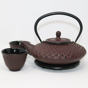 Hobnail 18oz Cast Iron Tea Set