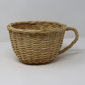 Medium Teacup Wicker Basket