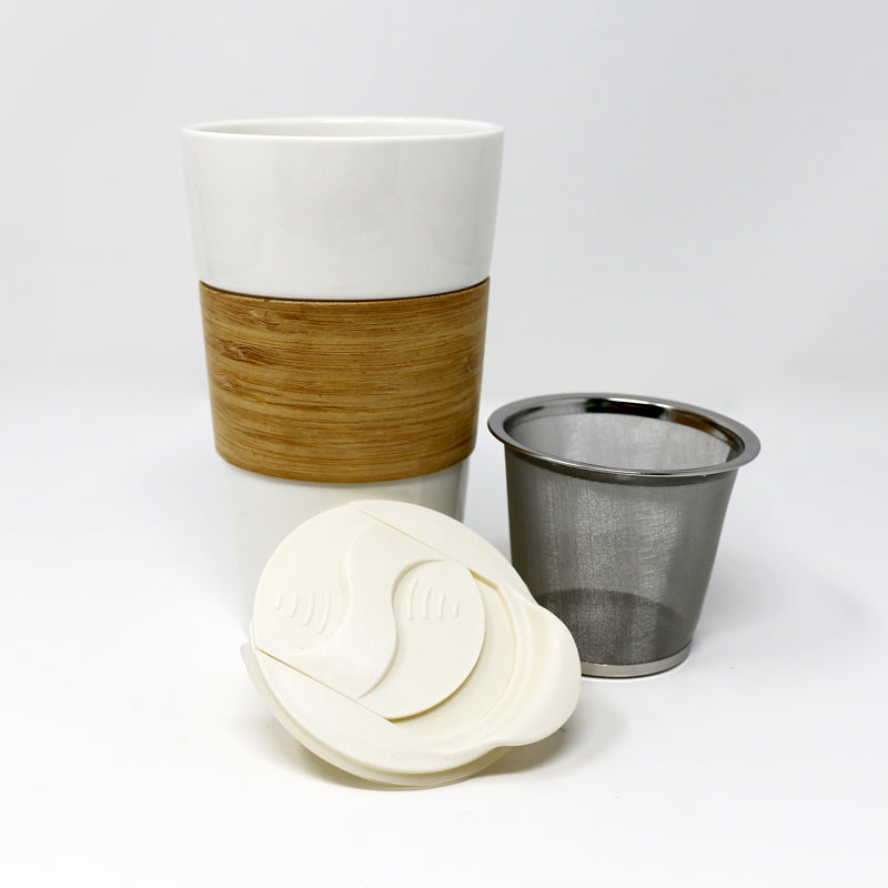Best Coffee Mugs Ceramic Bamboo Personalized White Wholesale Unique